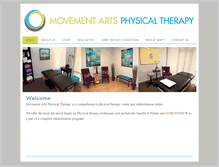 Tablet Screenshot of movementartsphysicaltherapy.com